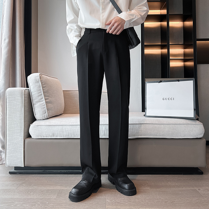 Smart Home Plus - Pantalones de Traje Antiarrugas de Verano
