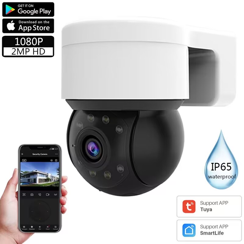 Smart Home Camera Ezviz - Cámara de seguridad inalámbrica para exteriores,