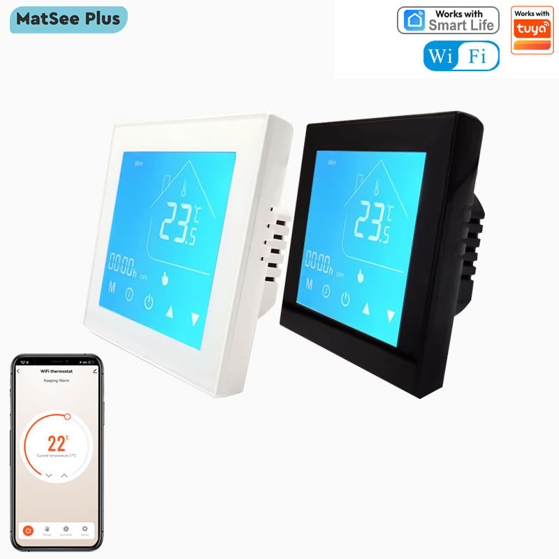 Smart Home Plus - Termostato Inteligente WiFi para Calefacción de