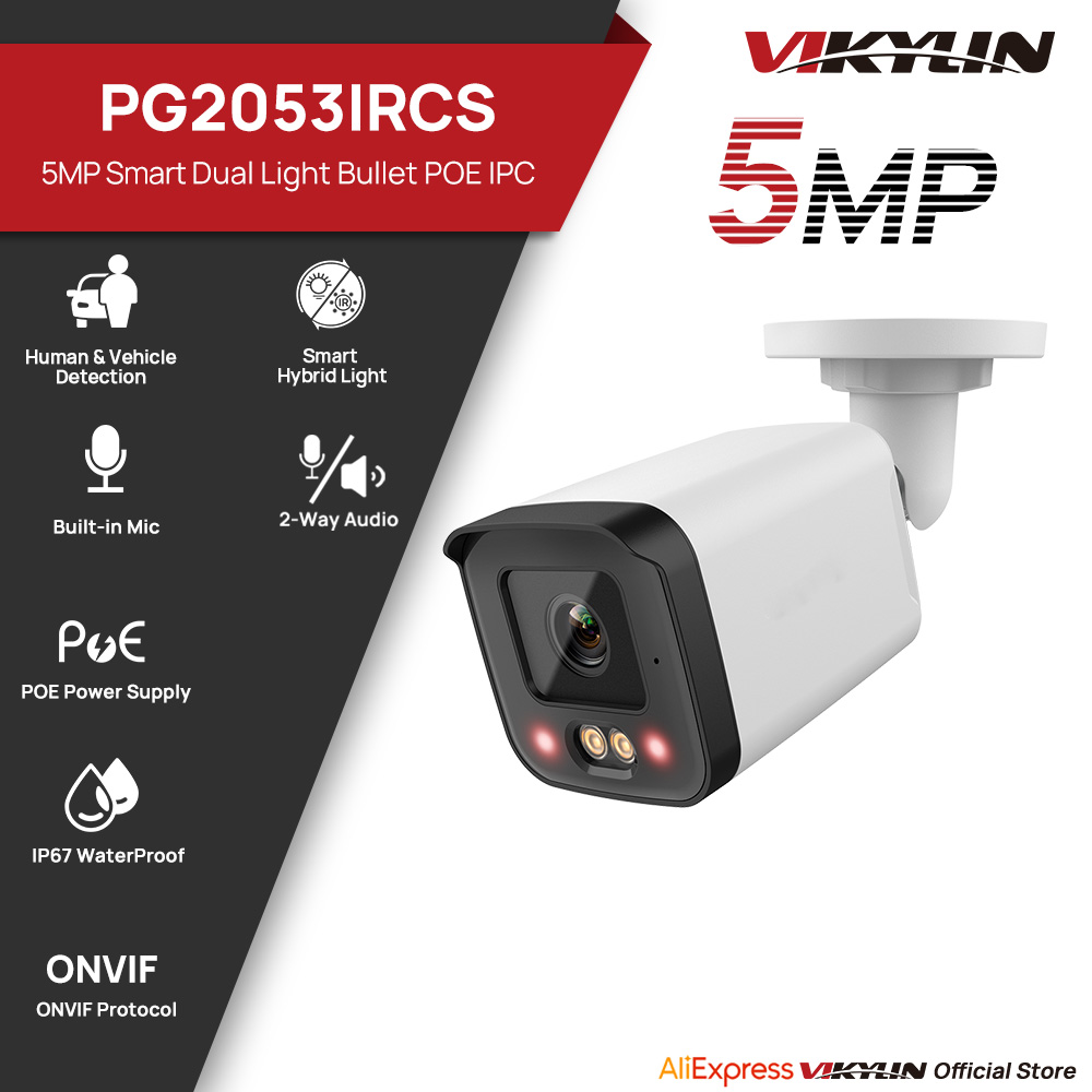Smart Home Microsoft - Cámara de Seguridad IP VIKYLIN 5MP,