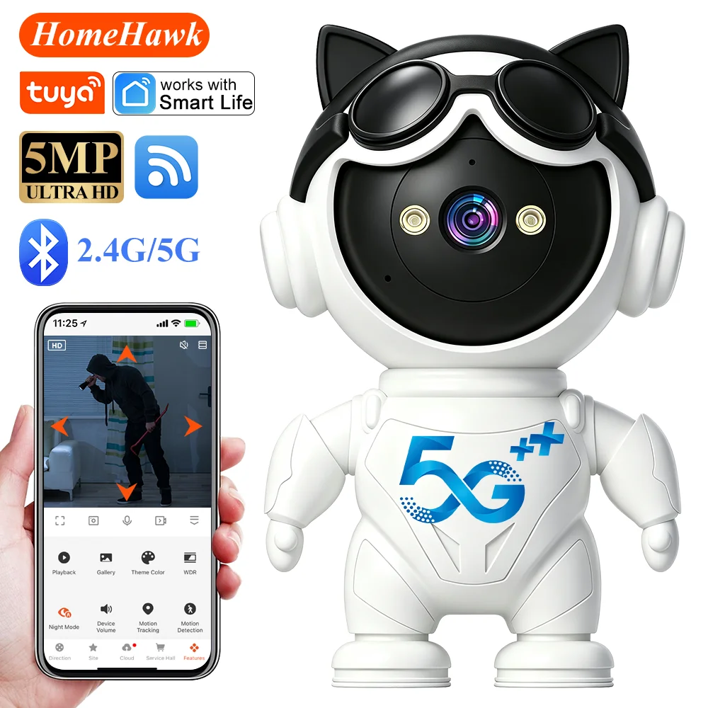 Smart Home Camera Ezviz - Cámara IP Inalámbrica Inteligente Tuya, Mini