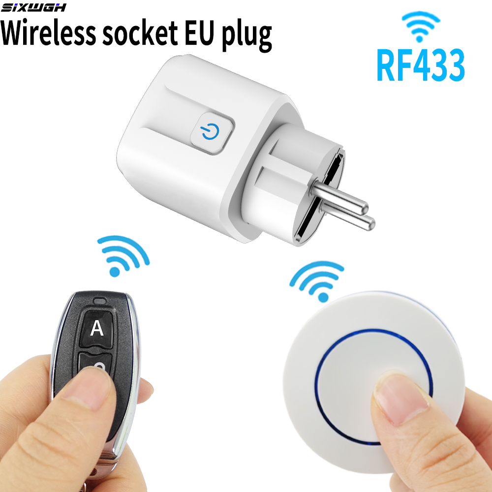 Enchufe Inalámbrico RF433, Enc - Universal Remote Smart Home reseña y precio