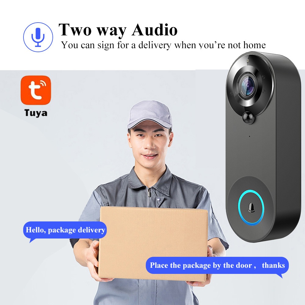 Tuya 1080P timbre inalámbrico  - Smart Home Video reseña y precio