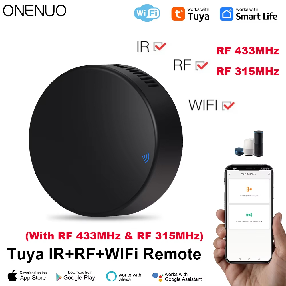 Tuya WiFi RF IR Control remoto - Universal Remote Smart Home reseña y precio