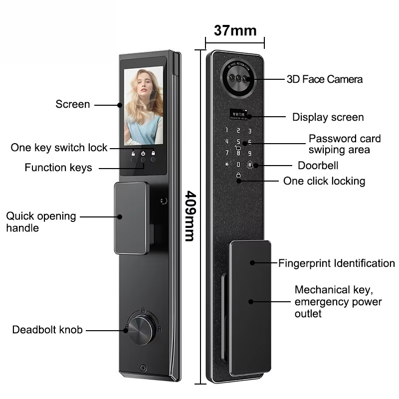 Cerradura de puerta inteligent - Smart Home Door Lock reseña y precio