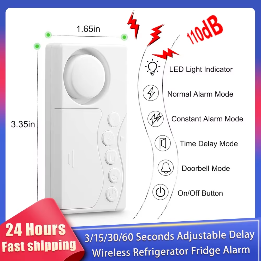 Nueva alarma de puerta de cong - Wireless Door Sensor reseña y precio