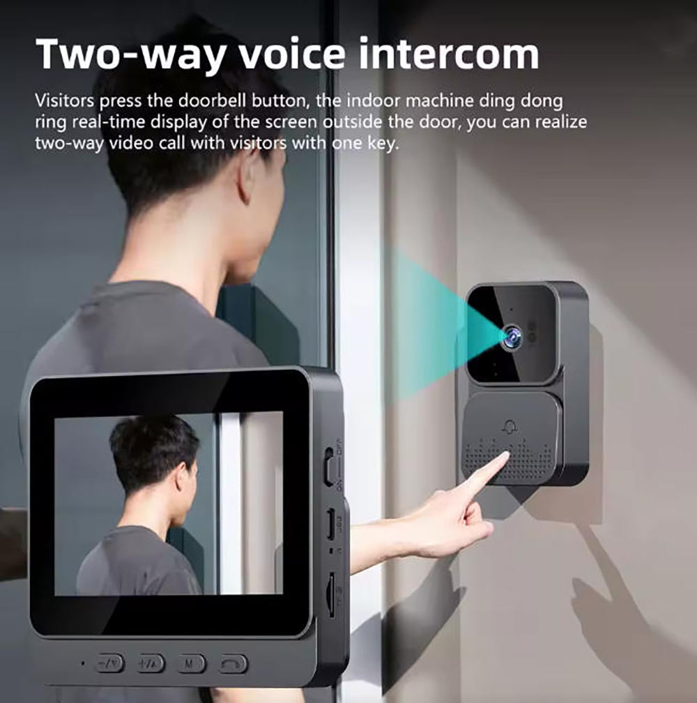    Cámara para timbre con vid - Smart Home Video reseña y precio