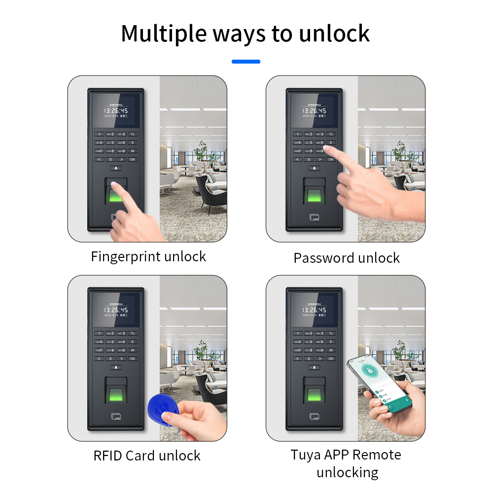 Tuya-sistema biométrico inteli - Smart Home Door Lock reseña y precio