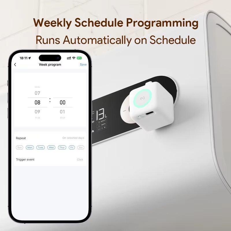 Botón pulsador robótico inteli - Smart Home Plus reseña y precio