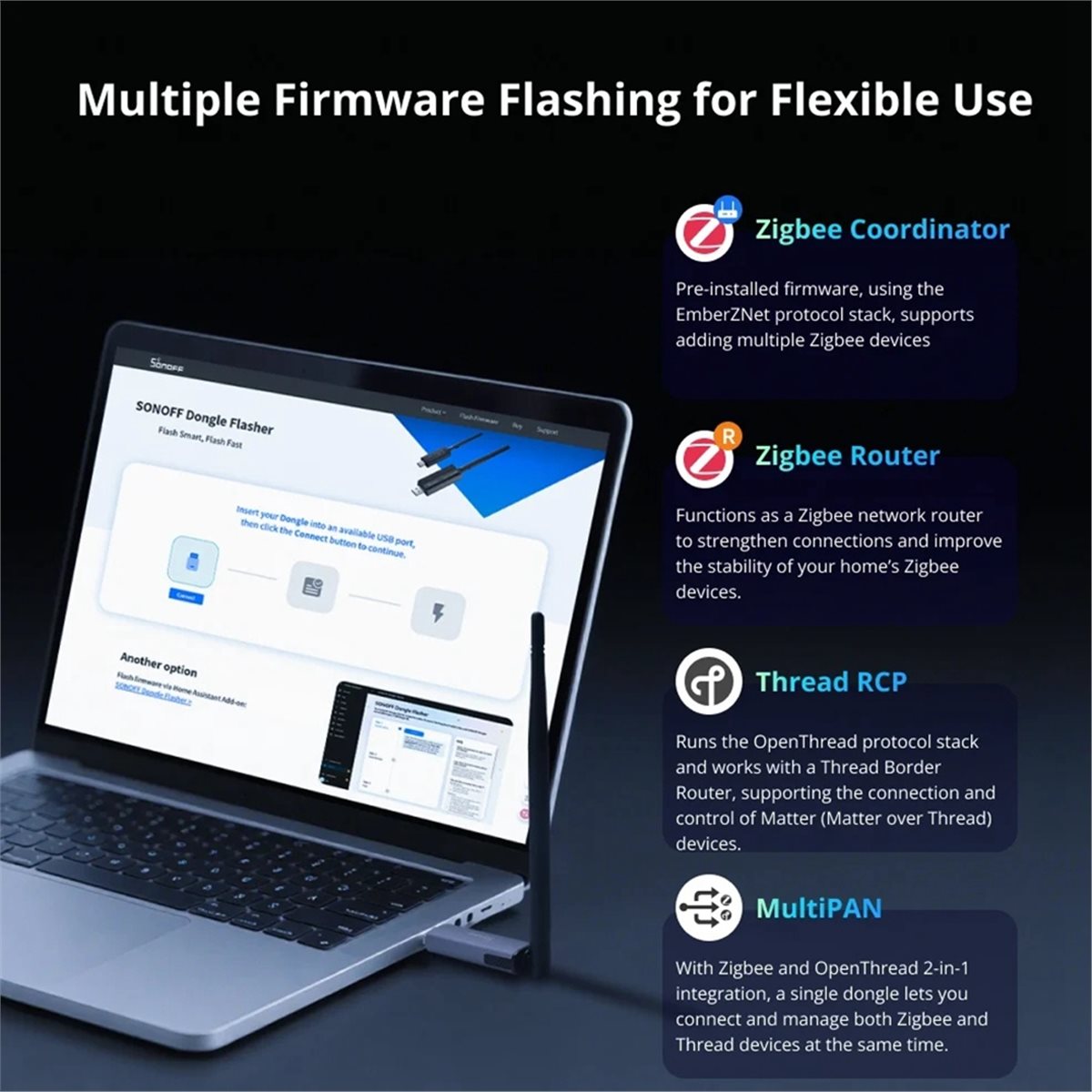 Dongle Plus MG24 Zigbee Thread - Smart Home Plus reseña y precio